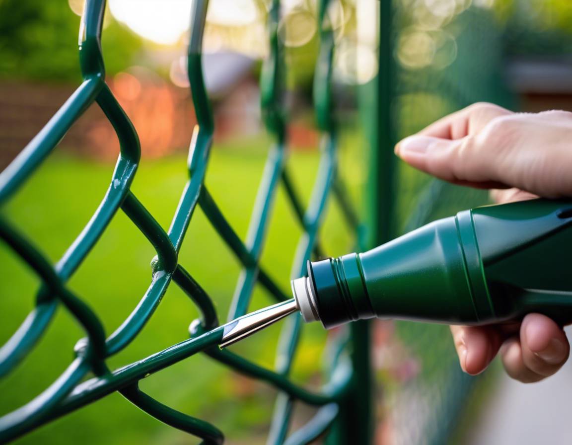 Malowanie siatki ogrodzeniowej jaką farbę wybrać?